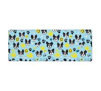 Mousepad 80X30 Yellow Black Long Desk Pad with Stitched Edges,Non-Slip Mouse Mat,Easy Gliding, Spill-Resistant Surface,Durable Materials, Portable, in a Fresh Modern Design