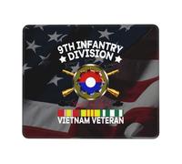 Mousepad 9th ry Division Vietnam Veteran Mouse Pad Mat Study 25x30cm