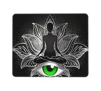 Mousepad Chakra Female Doing Yoga Art Portable Gaming Mouse Mat Modern Mice Mat For Work Computer Pc 10X12In