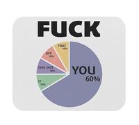 Mousepad Fuck This Shit Gaming Mouse Pad for Work 10x12in