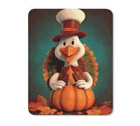 Mousepad Happy Thanksgiving Turkey Printed Mouse Pad Mouse Mat Superb Tracking Accuracy And Smooth Surface Mouse Control for Office Home