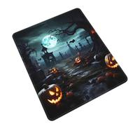 Mousepad Horror Pumpkin Cemetery Leather Mouse Mat Study 25x30cm