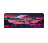 Mousepad Journey Beyond The Stars Washable Mouse Mat 30x80cm Large Desk Mat Soft Smooth Surface And Anti Slip Rubber Base Waterproof Soft Cloth