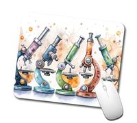Mousepad Microscopes Science Scientist Lab Biology Teacher Premium Mouse Mat Personalized Mouse Pad For Office Laptop Work 25X30cm