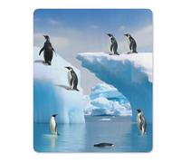 Mousepad Penguins On The Iceberg Printed Mouse Pad Mouse Mat Superb Tracking Accuracy And Smooth Surface Mouse Control for Office Home