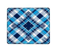Mousepad Plaid Modern Casual Diamond Lines None Desktop Mouse Pad for PC