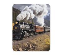 Mousepad Steam Locomotive Train Printed Mouse Pad Mouse Mat Superb Tracking Accuracy And Smooth Surface Mouse Control for Office Home