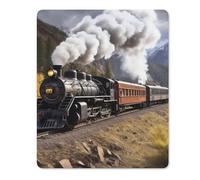 Mousepad Steam Locomotive Train Printed Mouse Pad Mouse Mat Superb Tracking Accuracy And Smooth Surface Mouse Control for Office Home