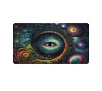 Mousepad Third Eye Field Washable Mouse Mat 40x75cm Large Desk Mat Soft Smooth Surface And Anti Slip Rubber Base Waterproof Soft Cloth