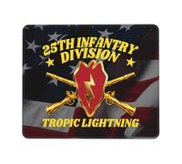 Mousepad Us 25th ry Division Tropic Light Computer Mouse Mat Game 25x30cm