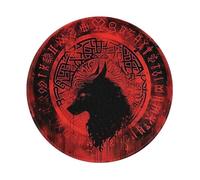 Mousepad Viking Wolf Norse Runes Mythology Meditation Ancient Mouse Pads
