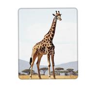 Mousepad Waterproof Gaming Mouse Mat with Non-Slip Base African Giraffe Mouse pad for Laptop Desk Pads Non-Slip Mouse Mat for Office Home Computer