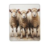 Mousepad Waterproof Gaming Mouse Mat with Non-Slip Base Sheeps Watercolor Mouse pad for Laptop Desk Pads Non-Slip Mouse Mat for Office Home Computer