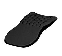 Mousepad with Wrist Support - Ergonomic Mouse Mat | Mouse Pad, Non-Slip Base for Writers, Editors and Designers, Smooths Surfaces in the Office and Office, 20 x 31 cm, Black, 1 Piece
