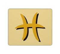Mousepad Zodiac Sign Pisces Symbol Table Mat for Computer 10x12in