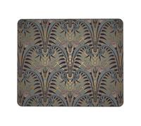 Mousepads Haunted Mansion Foyer Wallpaper Spill-Resistant Gaming Mouse Mat Wear Resistant Mouse Mat For Home Office Pc 10X12In