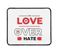 Mousepads Love Over Hate Gaming Mouse Mat for Travel 10x12in