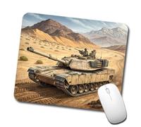 Mousepads M1 Abrams Car In The Desert Spill-Resistant Gaming Mousepad Wear Resistant Desk Mat For Home Office Laptop 10X12In