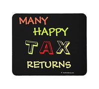 Mousepads Many Happy Tax Returns Gaming Mouse Pad for Office 10x12in