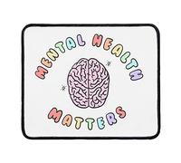 Mousepads Mental Health Matters Office Mouse Pad for Office 10x12in