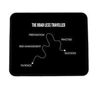 Mousepads The Road Less Travelled Office Mouse Pad for Office 10x12in