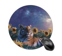Mousepads Tiger Galaxy Starry Sky Sunflower Mouse Mat