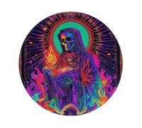 Mousepads Trippy Grim Reaper Jesus Virgin Mary Guadalupe Mouse Mat