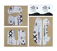 Mouses Grip Stickers - Anti Slip Pads, Gamings Skins | Dragonfly R1 SE PRO Adhesive Cover, Precision Control Tape for Esports Players, Cleaning Kit Accessory, Comfortable Handling Replacement Strips