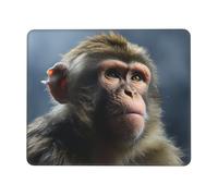 Mouses Pad 10 x 12 inch Mouses Mat Desk Pad Monkey MousePads for Man Woman Computer Mousemat with Non-slip Rubber Base Keyboard Mat for Work