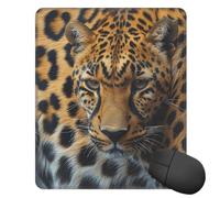 Mouses Pad 25x30 CM Mouses Mat Desk Pad Cool Cheetah Leopard MousePads for Man Woman Computer Mousemats with Non-slip Rubber Base Keyboard Mat for Work
