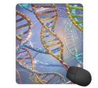 Mouses Pad 25x30 CM Mouses Mat Desk Pad DNA Genetic Helix MousePads for Man Woman Computer Mousemats with Non-slip Rubber Base Keyboard Mat for Work