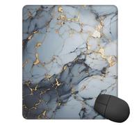 Mouses Pad 25x30 CM Mouses Mat Desk Pad Gray Marble MousePads for Man Woman Computer Mousemats with Non-slip Rubber Base Keyboard Mat for Work