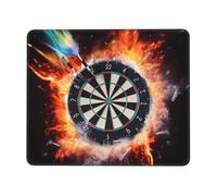 Mouses Pad 7.9 x 9.5 in Mouses Mat Desk Pad Dart Board MousePads for Man Woman Computer Mousemat with Non-slip Rubber Base Keyboard Mat for Work