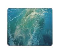 Mouses Pad 7.9 x 9.5 in Mouses Mat Desk Pad Ocean background MousePads for Man Woman Computer Mousemat with Non-slip Rubber Base Keyboard Mat for Work