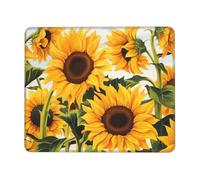Mouses Pad 7.9 x 9.5 in Mouses Mat Desk Pad Sunflower Painting MousePads for Man Woman Computer Mousemat with Non-slip Rubber Base Keyboard Mat for Work