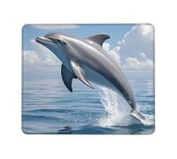 Mouses Pad 7 x 8.6 in Mouses Mat Desk Pad Dolphin MousePads for Man Woman Computer Mousemat with Non-slip Rubber Base Keyboard Mat for Work