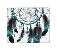 Mouses Pad 7 x 8.6 in Mouses Mat Desk Pad Native American Dream Catcher MousePads for Man Woman Computer Mousemat with Non-slip Rubber Base Keyboard Mat for Work