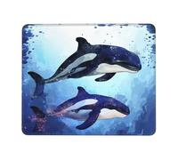 Mouses Pad 7 x 8.6 in Mouses Mat Desk Pad Orca Killer Whale MousePads for Man Woman Computer Mousemat with Non-slip Rubber Base Keyboard Mat for Work