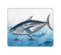 Mouses Pad 8.3 x 10.3 in Mouses Mat Desk Pad Bluefin Tuna Thunnus MousePads for Man Woman Computer Mousemat with Non-slip Rubber Base Keyboard Mat for Work