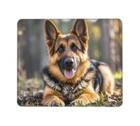Mouses Pad 8.3 x 10.3 in Mouses Mat Desk Pad Cute german shepherd MousePads for Man Woman Computer Mousemat with Non-slip Rubber Base Keyboard Mat for Work