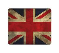 Mouses Pad British Flag Mouses Mat Anti-Slip MousePads with Rubber Base Computer Wireless Keyboard Mat Gaming MouseMat Desk Pad for Home Man Woman
