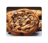 Mouses Pad Chocolate Cookie Mouses Mat Anti-Slip MousePads with Rubber Base Computer Wireless Keyboard Mat Gaming MouseMat Desk Pad for Home Man Woman