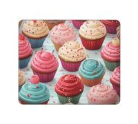 Mouses Pad Colorful Lollipop Donut Mouses Mat Anti-Slip MousePads with Rubber Base Computer Wireless Keyboard Mat Gaming MouseMat Desk Pad for Home Man Woman