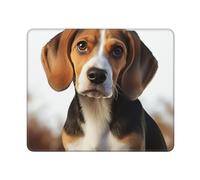 Mouses Pad Cute Beagle Dog Mouses Mat Anti-Slip MousePads with Rubber Base Computer Wireless Keyboard Mat Gaming MouseMat Desk Pad for Home Man Woman