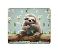 Mouses Pad Cute Sloths Mouses Mat Anti-Slip MousePads with Rubber Base Computer Wireless Keyboard Mat Gaming MouseMat Desk Pad for Home Man Woman