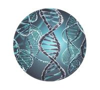 Mouses Pad DNA Genetic Helix Mouses Mat Round Non-slip Gaming Desk Pad with Rubber Base Washable Office Decor Keyboard Mat for Gaming Work Computer