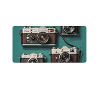 Mouses Pad Large Extended Computer Mouses Mat for Desk Rubber Base Retro Cool Camera Collection Keyboard Pad Non-Slip Desk Pad Laptop Desk Mat for Gaming Office Work Home 30x60cm