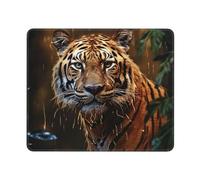 Mouses Pad Leopard in The Woods Mouses Mat Anti-Slip MousePads with Rubber Base Computer Wireless Keyboard Mat Gaming MouseMat Desk Pad for Home Man Woman