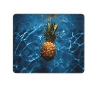Mouses Pad Pineapple in The Pool Mouses Mat Anti-Slip MousePads with Rubber Base Computer Wireless Keyboard Mat Gaming MouseMat Desk Pad for Home Man Woman