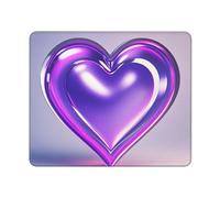 Mouses Pad Purple Hearts Mouses Mat Desk Pads Purple Hearts MousePad for Man Woman Computer Mousemats with Non-slip Rubber Base Keyboard Mat for Work